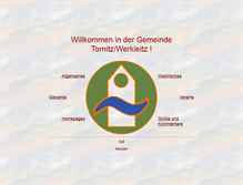 Tablet Screenshot of gemeinde.werkleitz.de